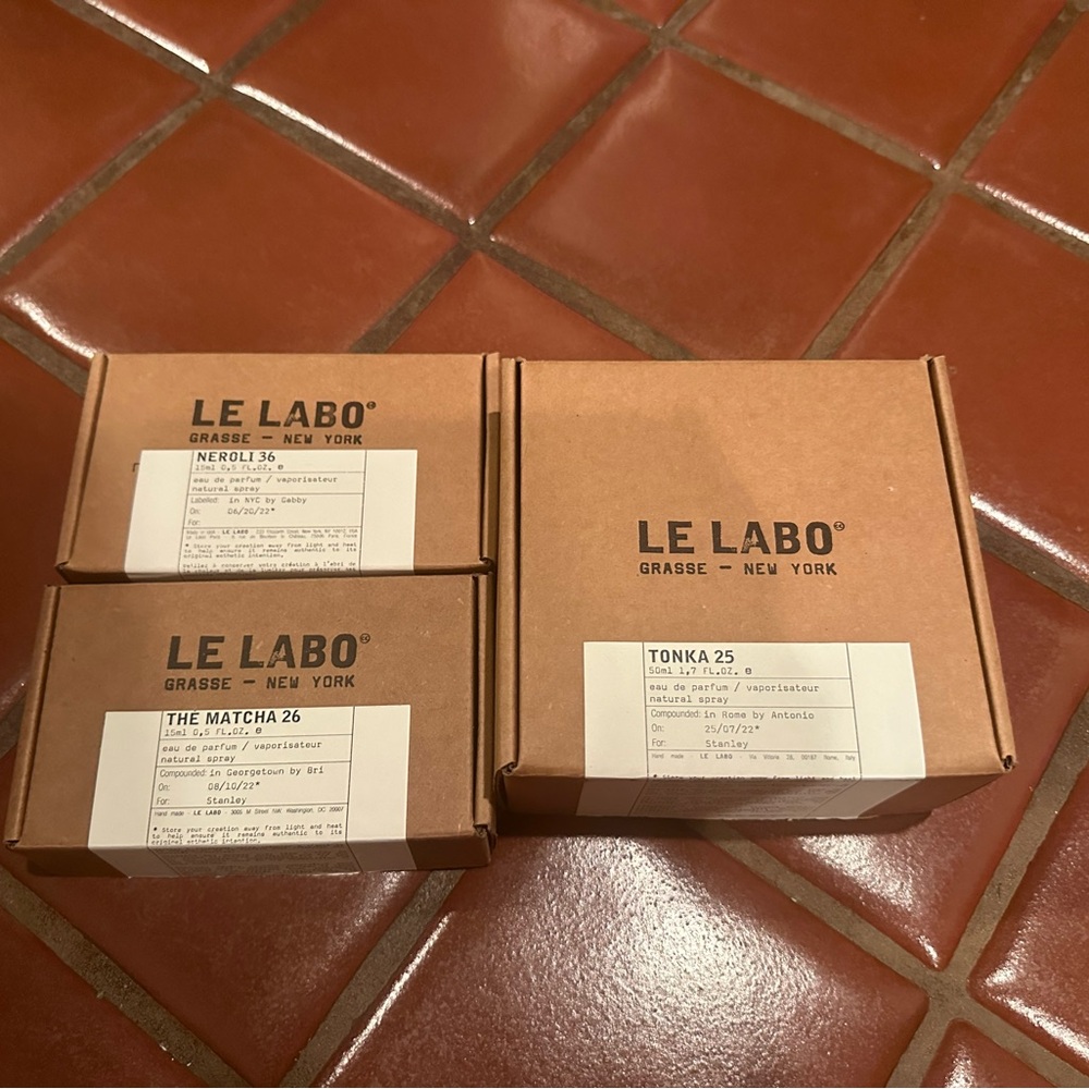 Le Labo Fragrance boxes